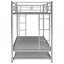 Lit superposé simple au-dessus d'un lit simple avec lit gigogne Modern-2026214859