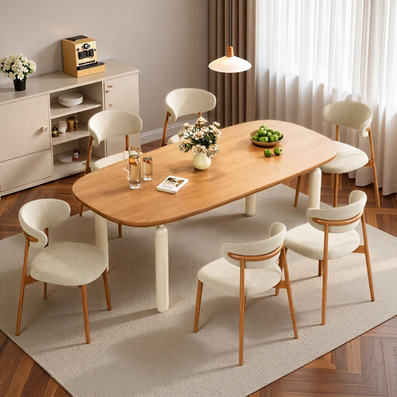 Table de salle à manger Southwell, 7 pièces : table, 6 chaises, H 29,5 po x l 55,1 po x P 27,6 po