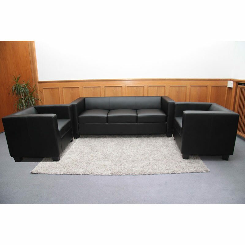 3-tlg. Sofaset