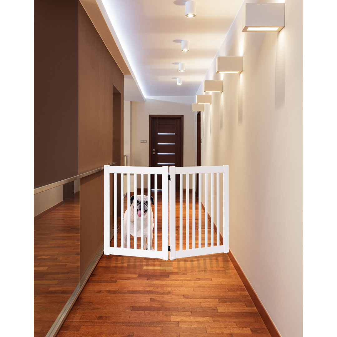Clarissa Wood Free Standing Pet Gate Archie & Oscar™ 