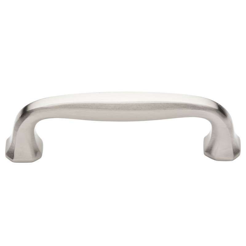 Baldwin 4" Satin Nickel Solid Brass Arch Pull