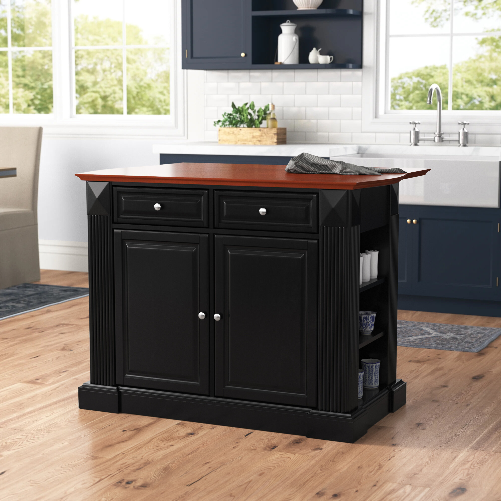 Kitchen Island, Butcher Block Kitchen Island With Seating donna 