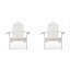 Chaise Adirondack en plastique Hackneyville-1044312003