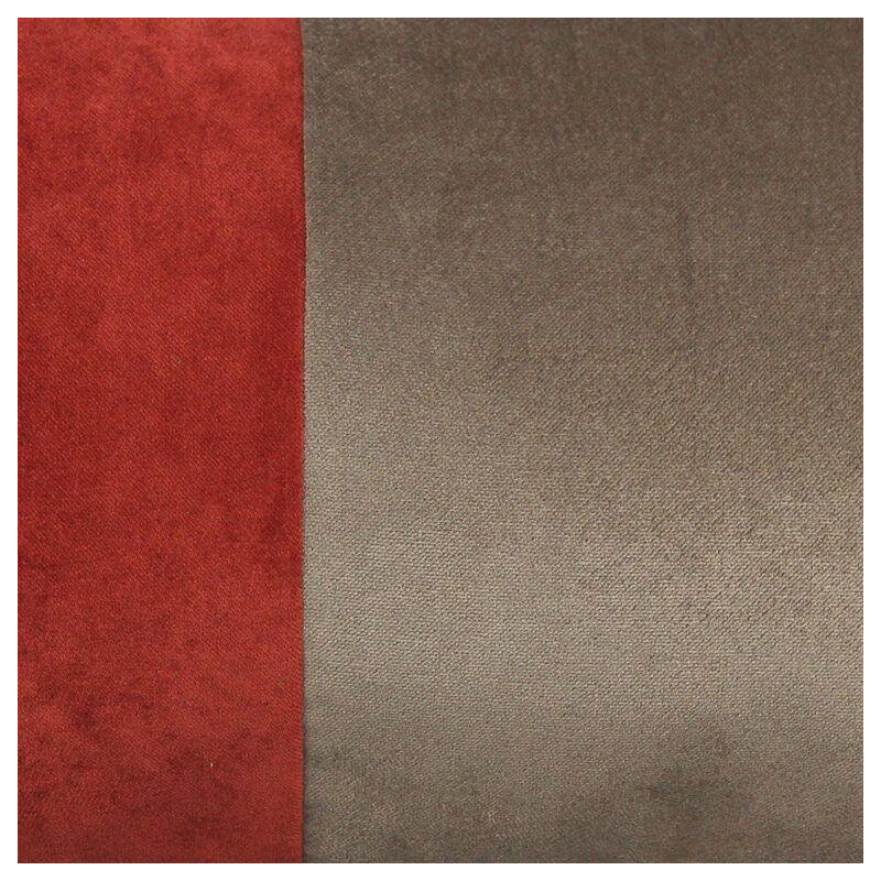 Wiggs Patchwork Rectangular Cushion Cover, 30 x 50cm, Red/Brown
