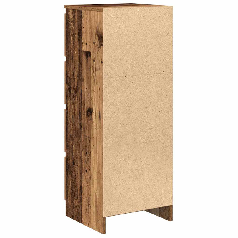 Sideboard 37.5X35x99 Cm Engineered Wood, Old Wood