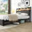 Bed Frame, Storage Headboard With Charging Station, Solid And Stable, Noise Free, No Box Spring Needed, Easy Assembly-1232959000