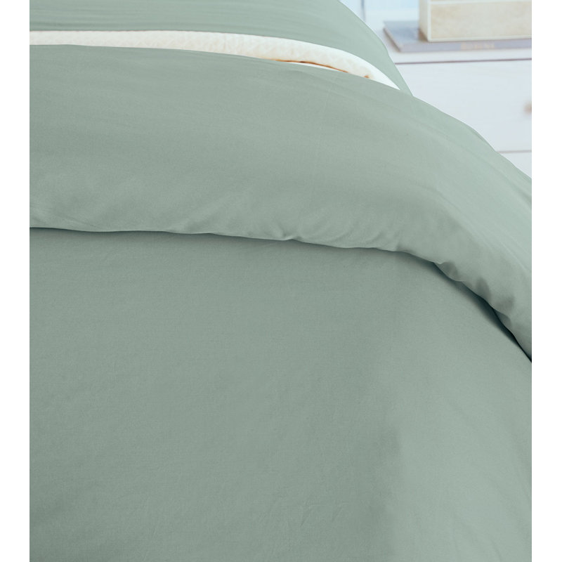 Housse de couette réversible en coton Deluca, Housse de couette pour très grand lit, Mer