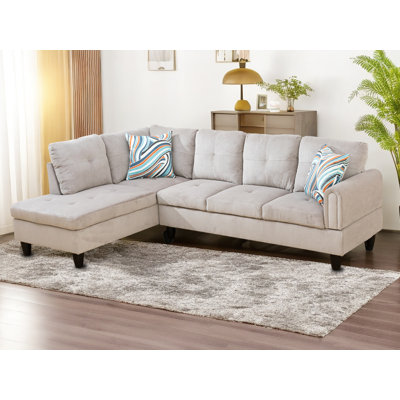 Upholstered 97 " L-Shaped Sectional