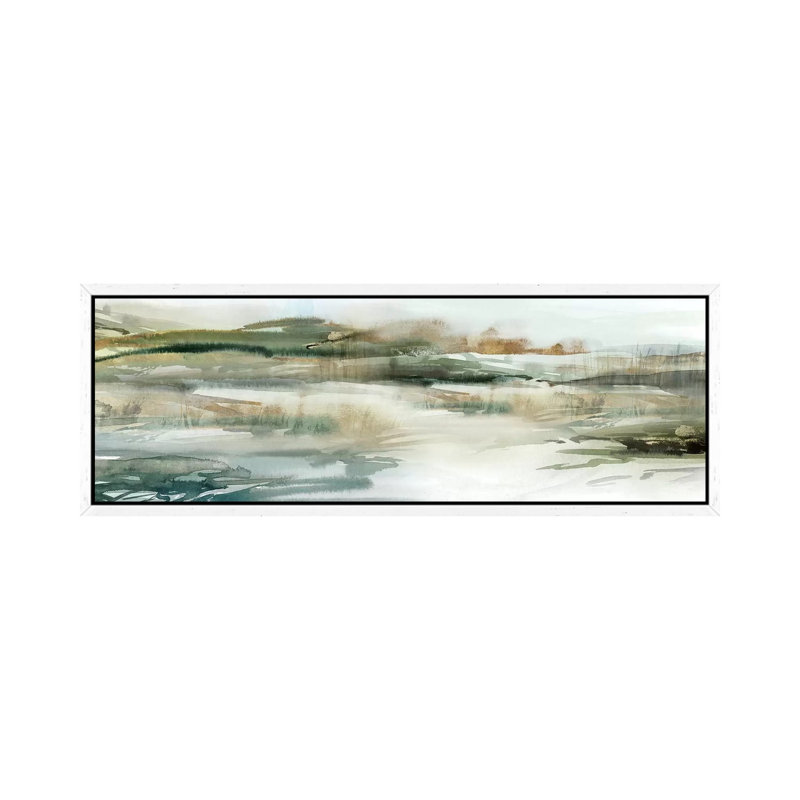 Only For A Moment by Isabelle Z - Panoramic Print on Canvas, 30.48 cm H x 91.44 cm W, White Framed