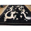 Tapis rétro noir à cinq griffes chinois