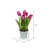 Polysilk Tulip Arrangement in Pot