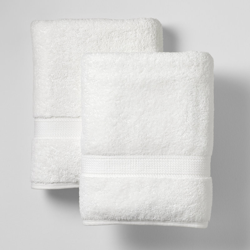 Serviette de bain en coton Payten Classic, Blanc