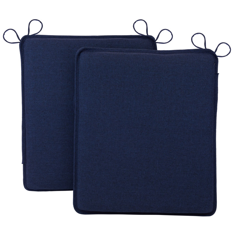 Ensemble de coussins pour fauteuil à bascule/chaise berçante, Indigo uni