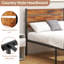 Platform Bed Frame with Wood Headboard and Footboard No Box Spring Needed-898648780