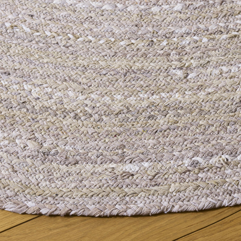 Tapis en coton tissé à la main Knutson, Rond 10 pi