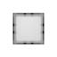 Bonde carrée en acier inoxydable de 4 pouces-101688417