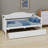 Modern Daybed Frame With 2 Drawers