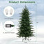 Arbre de Noël artificiel pré-éclairé avec lumières DEL multicolores-1843028631