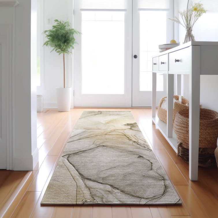 Premium Machine Washable Cerrito AMF502 Beige Rug