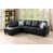 Black Faux Leather