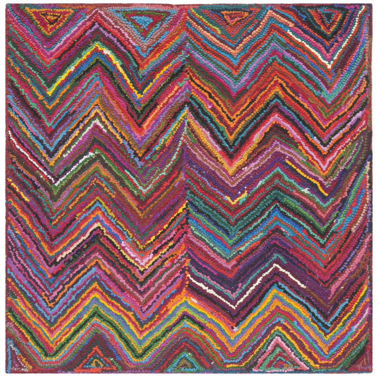 Anaheim Hand Tufted Wool Pile Chevron Rug