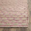 Tapis en jute / coton tissé à la main marron / naturel-1843829707