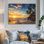 « Paradise Tropical Island Beach with Palms » par Valio84sl - impression photographique sur du métal