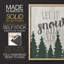 Let It Snow Forest, reproduction encadrée - bois massif-547613079
