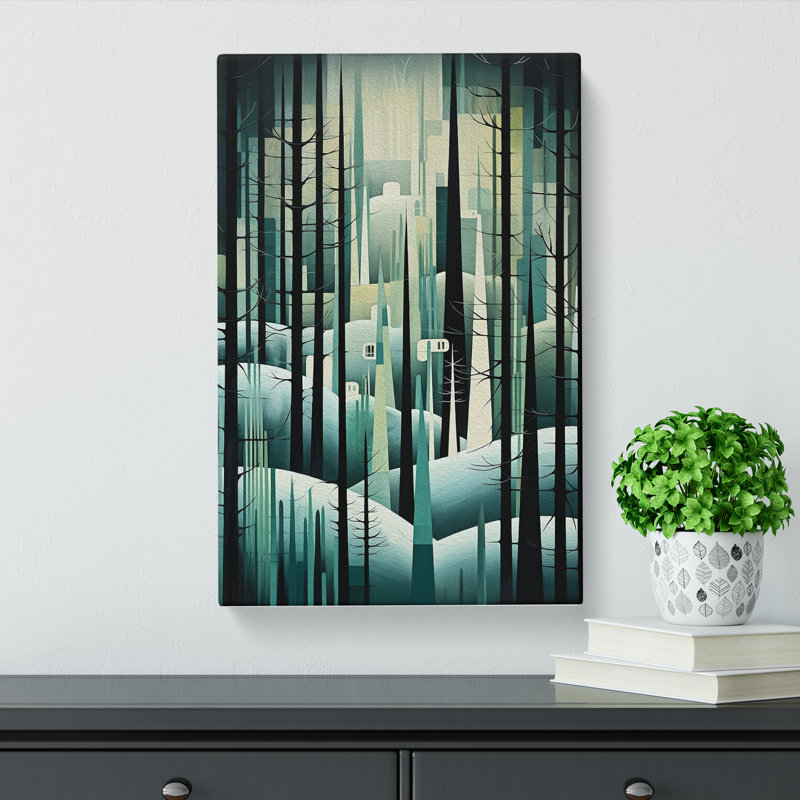 Winter Forest Constructivism No.3 - Print, 76cm H x 50cm W x 3cm D
