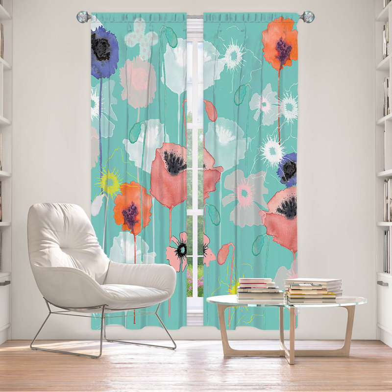Knudsen Room Darkening Curtain Pair, 20" W x 52" L