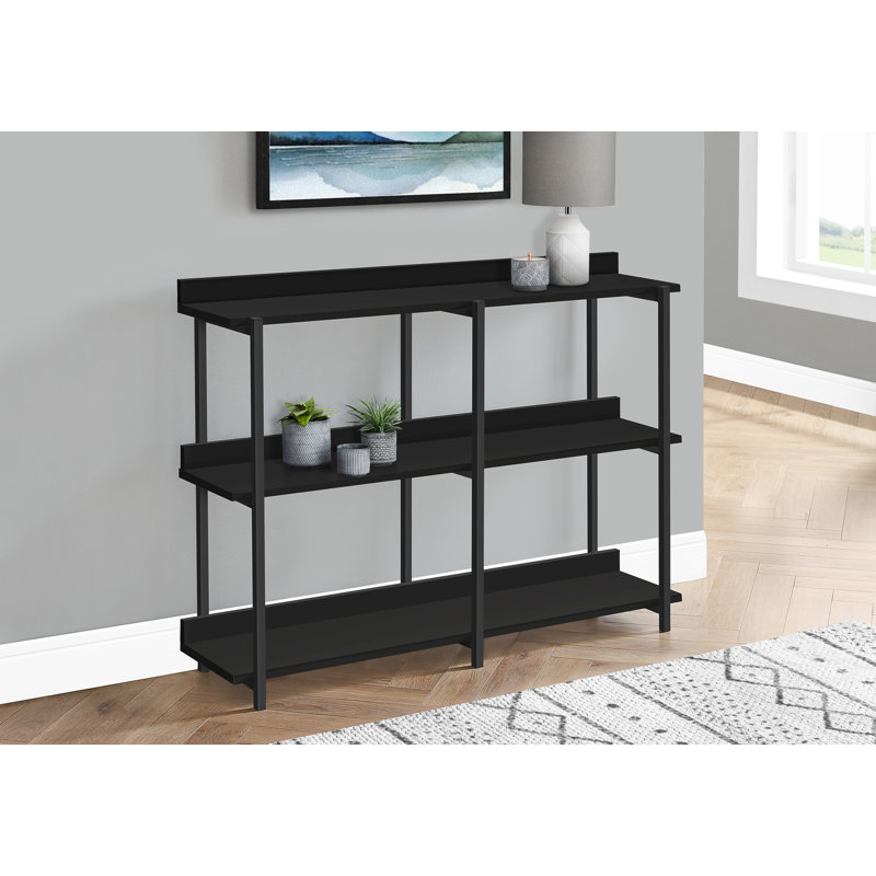 Console de table d'appoint, Noir, Noir