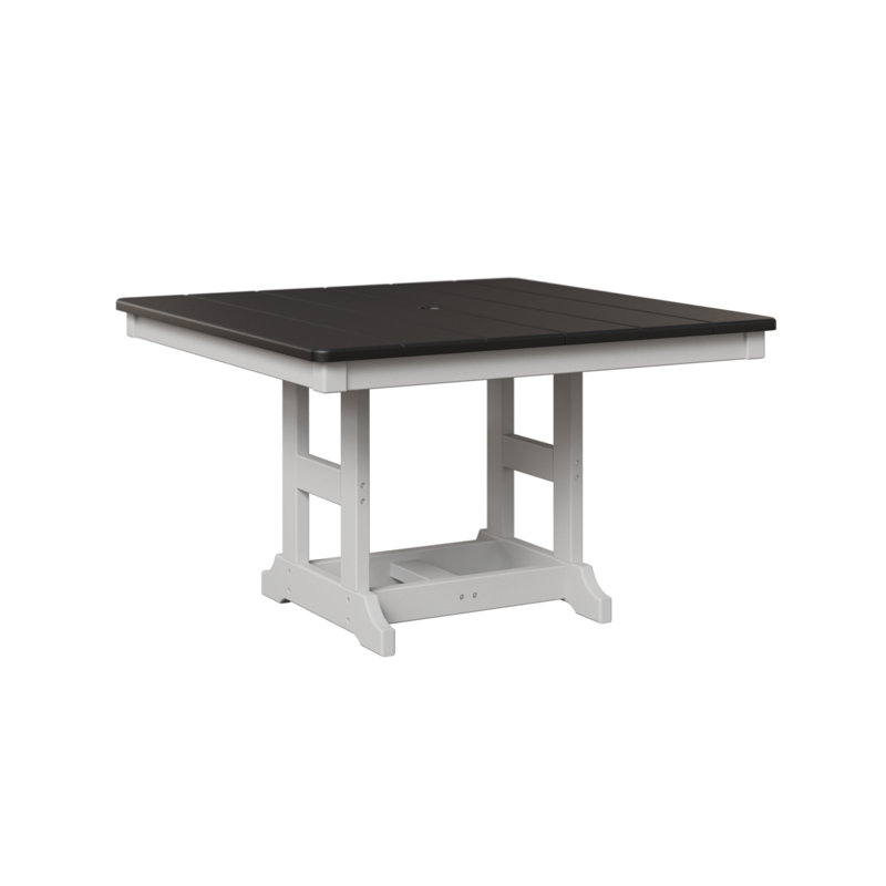 Table carrée 33 po Berlin, Noir