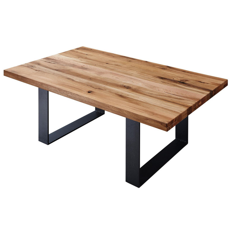 Montreux Sled Coffee Table, Ecru, 45cm H x 110cm W x 70cm D
