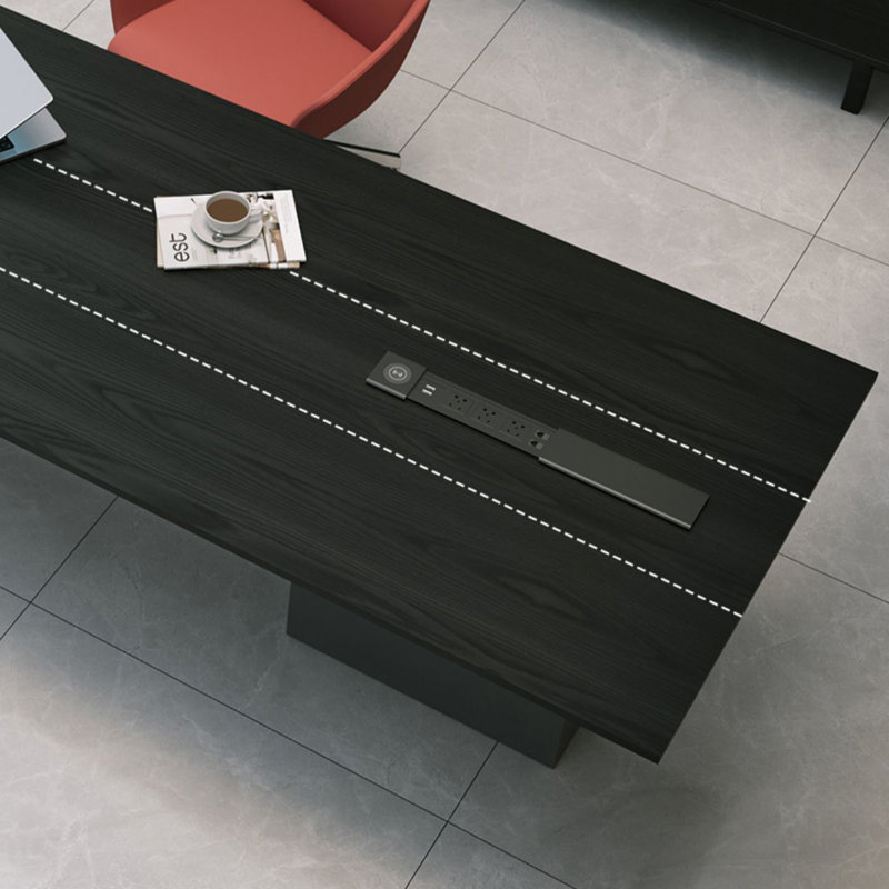 Bureau haut de gamme moderne et luxueux, H 28,74 po x l 70,87 po x P 31,5 po