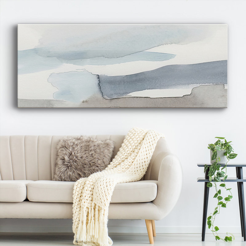 Coastal Tones II-Gallery Wrapped Canvas, 20" H x 50" W x 1.5" D