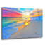 «Sunset Wall Beach Shell Landscape» par Ezra Tanner, art en verre acrylique Wal-698561389