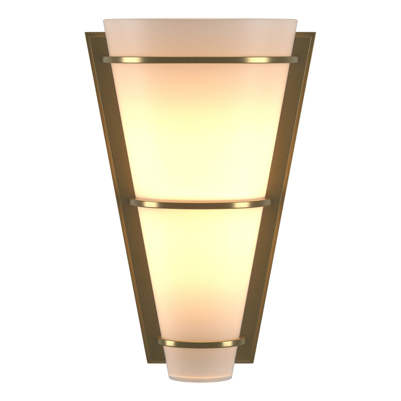 Half Cone 1 - Light Flush Mounted Sconce, Modern Brass