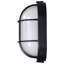 Luminaire à cloison ovale d'extérieur intégré en verre givré à DEL H 11,03 po Alandis-2140757873