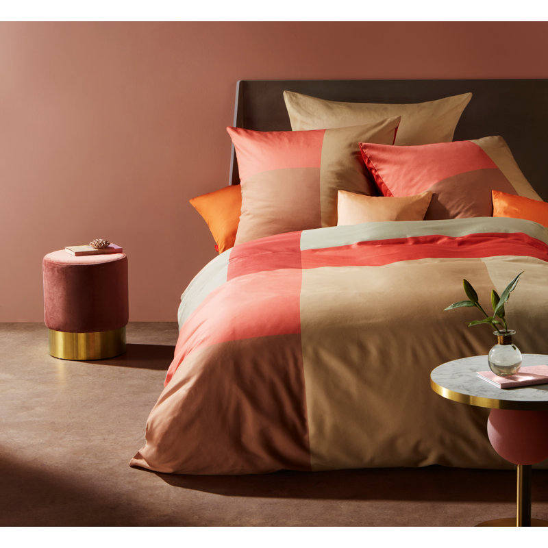 Bed Art S Sateen 205 TC Reversible 2 Piece Duvet Cover Set, Herbs, Single Duvet Cover + 1 Standard Pillowcase 