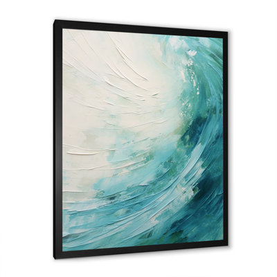 Coleigh " Teal Twisting Tranquility Spiral "
