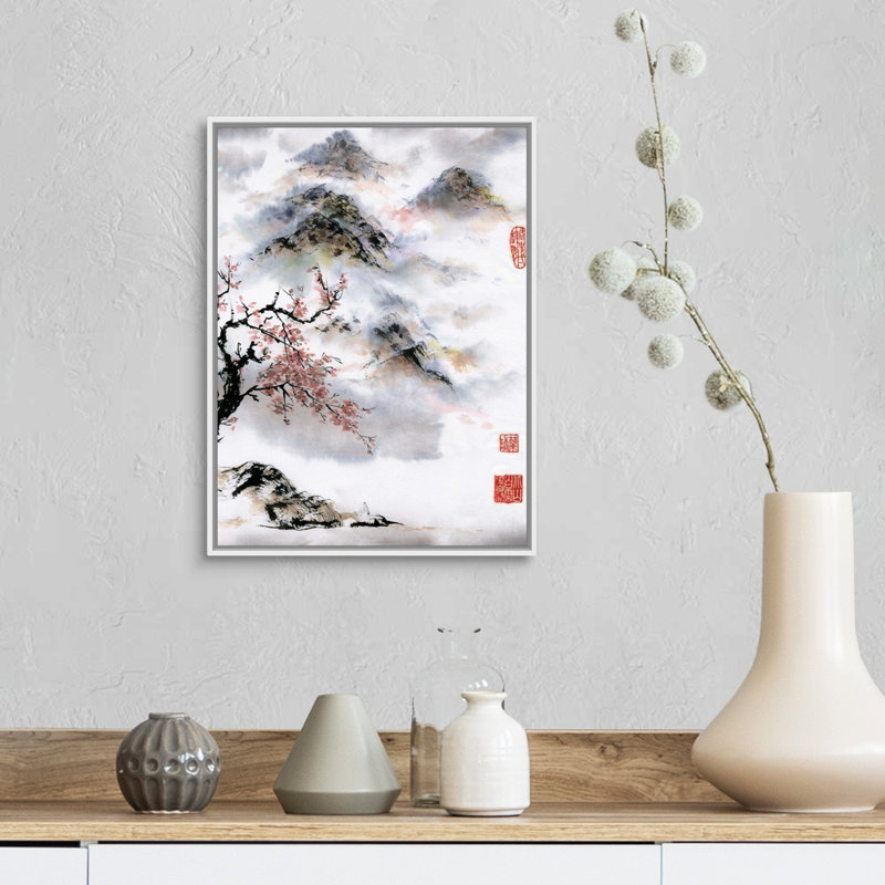 " Searching " by Nan Rae Painting Print, White Framed Canvas, 24" H x 18" W x 1.75" D