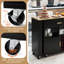 Solid Wood Top Kitchen Cart-1539998030