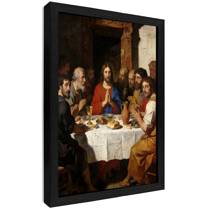 Art mural rétro noir, salle à manger de dieu, H 11 po x l 9 po