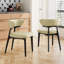 Modern Fully Assembled Dining Chairs Set, Faux Leather With Solid Wood Legs-795834292-795834300-795834303