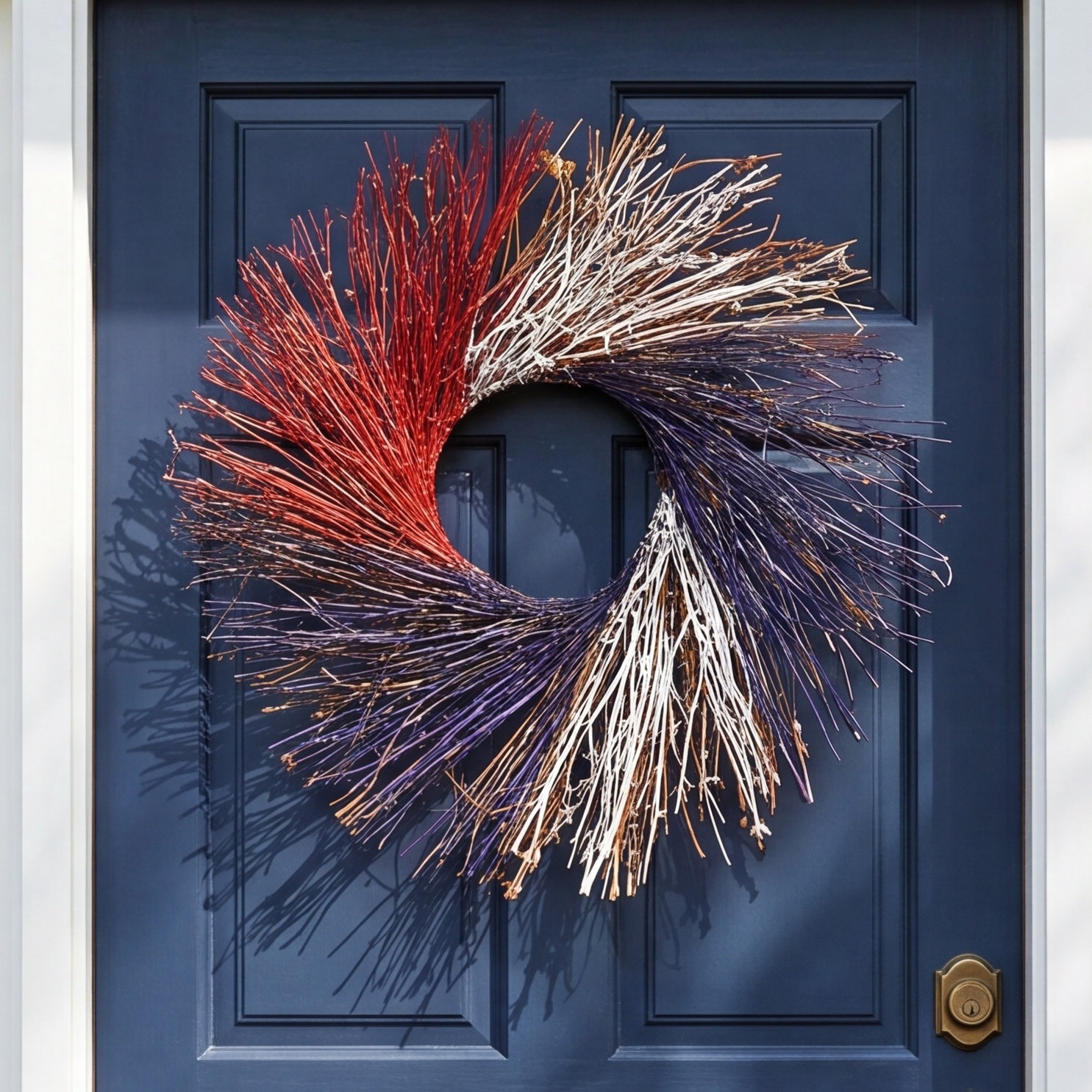 24'' Independence Day Faux Twig Wreath