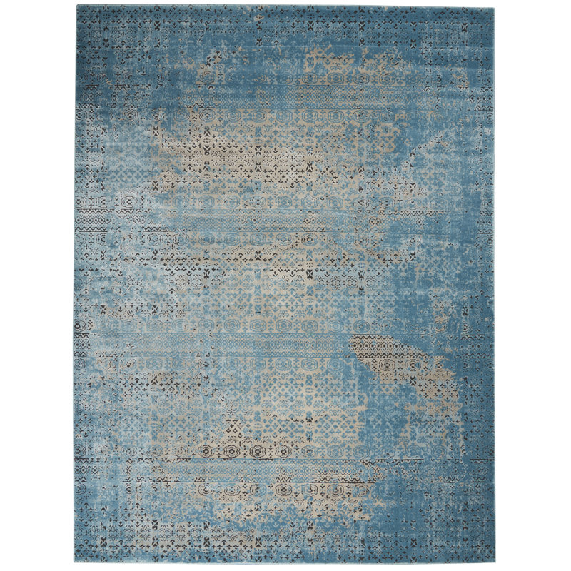 Bomberger Abstract Indoor Rug, Rectangle 6'7" x 9'6"