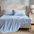 5 Piece Printed Floral Bedding Set 5-Piece Vintage-inspired Collection print,/Blue Beige Twin