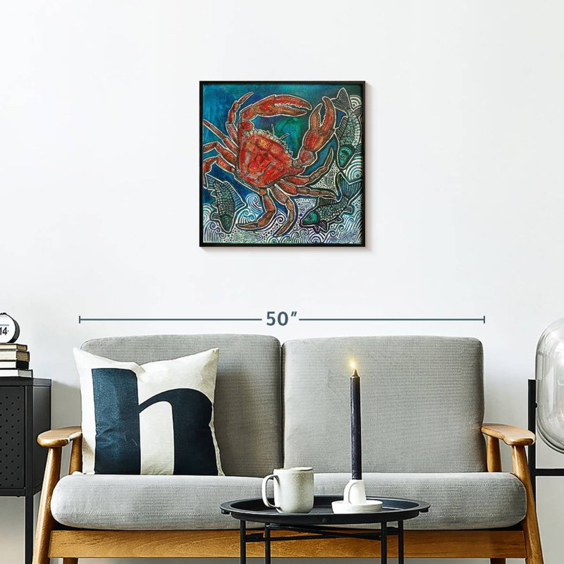 Brampt Feeling Crabby, 20" H x 20" W