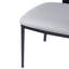 Chaises de salle à manger rembourrées en cuir de polyuréthane, chaises d'appoint pour salles à manger, cuisines et salons (ensemble de 2)
