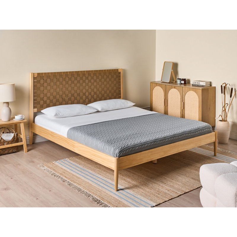 Solid Wood Bed, European Kingsize (160 x 200 cm)
